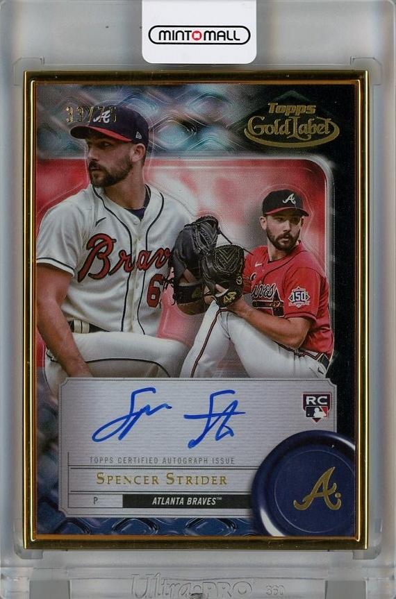 Topps スペンサー ストライダー auto Spencer Strider-