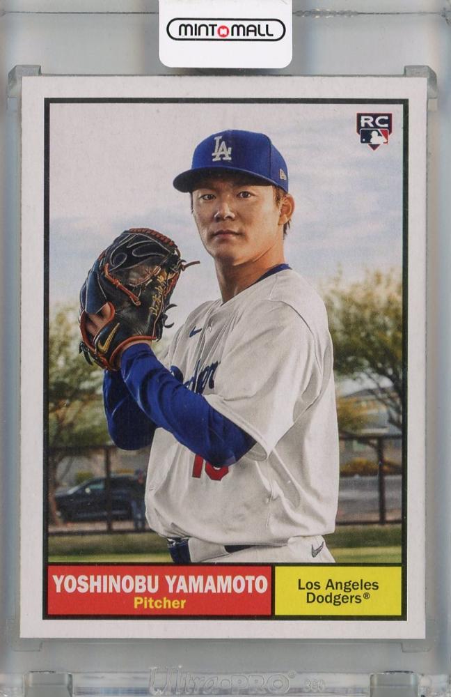 2024 Topps Archives Yoshinobu Yamamoto 1961 Topps #61 RC ※裏面汚れあり Los Angeles Dodgers