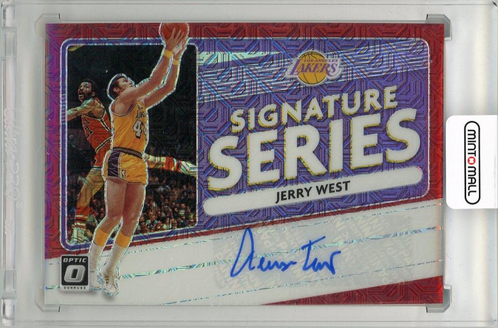 Mint Panini Donruss Optic Signature Series Choice Jerry West Los Angels