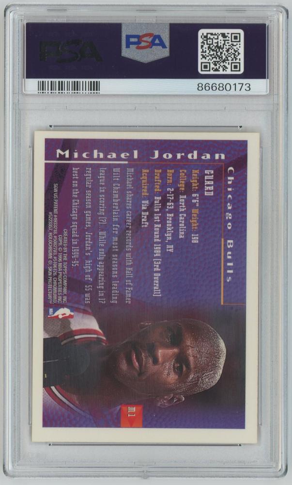 ミントモール / MINT 池袋店 / Topps 1995-96 Finest Michael Jordan Mystery #M1 【PSA 9】