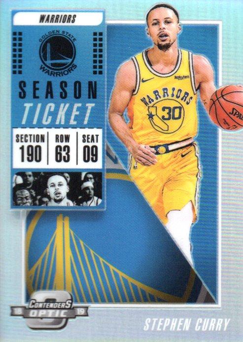 Stephen Curry Autographed 2019-20 Panini Contenders Draft Picks Card #48  Golden State Warriors Yellow Beckett BAS Stock #216849