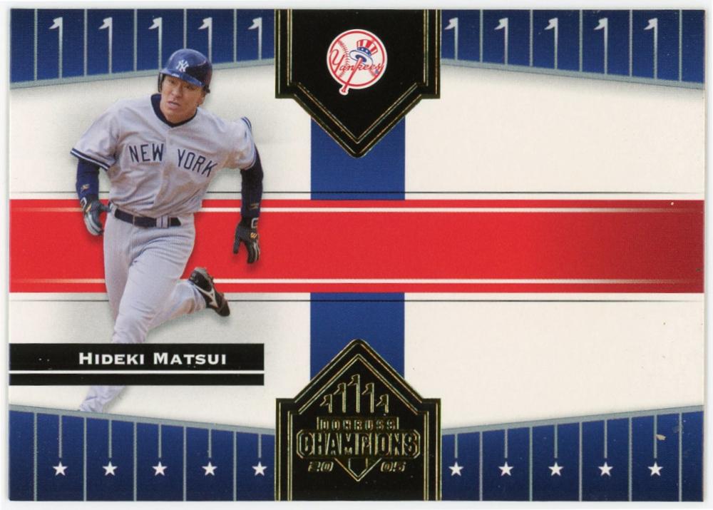 2005 Donruss Classics Team Colors Bats TC-16 BAT Hideki Matsui 松井秀喜 バット カード 100枚限定