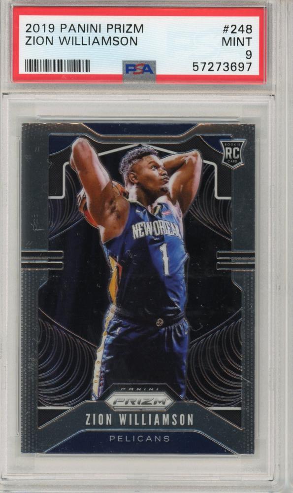 2019 PANINI PRIZM ZION WILLIAMSON 【PSA9】 New Orleans Pelicans