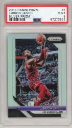 2018 PANINI PRIZM  Lebron James 【PSA9】 Los Angeles Lakers