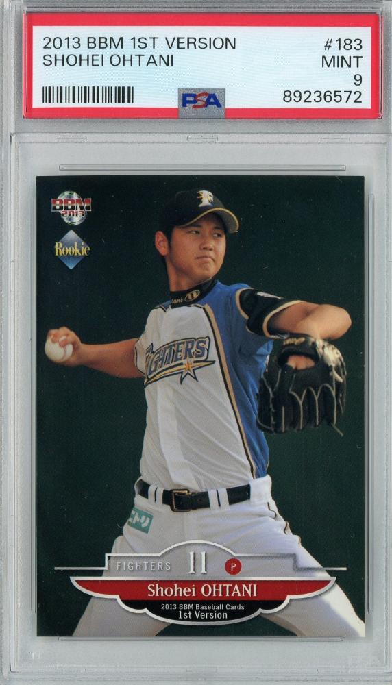 良好品】 [PSA 9 MINT 鑑定済] 大谷翔平 ルーキーカード RC 2013 