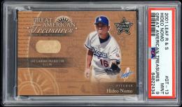 ミントモール / MINT VAULT店 (MSV委託品通販) / 2001 Leaf Rookies and Stars #GT13 Hideo  Nomo Great American Treasures No-Hit Ball /25【PSA MINT 9】 Los Angeles  Dodgers