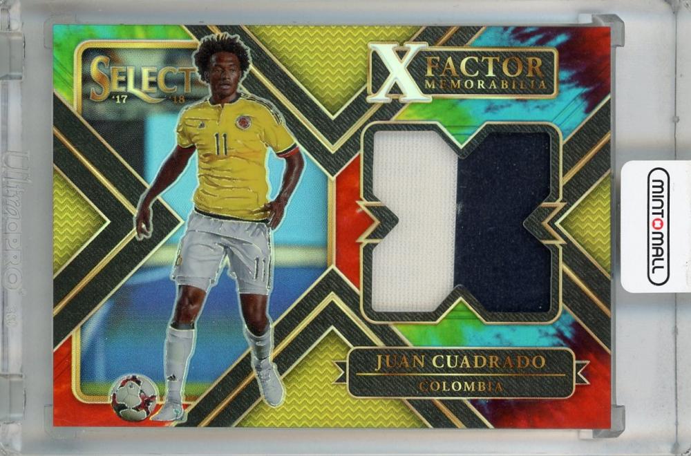 2017-18 Panini Select Xfactor Memorabilia Juan Cuadrado No.XF-JCU Colombia Jersey クアドラード　ジャージ　コロンビア