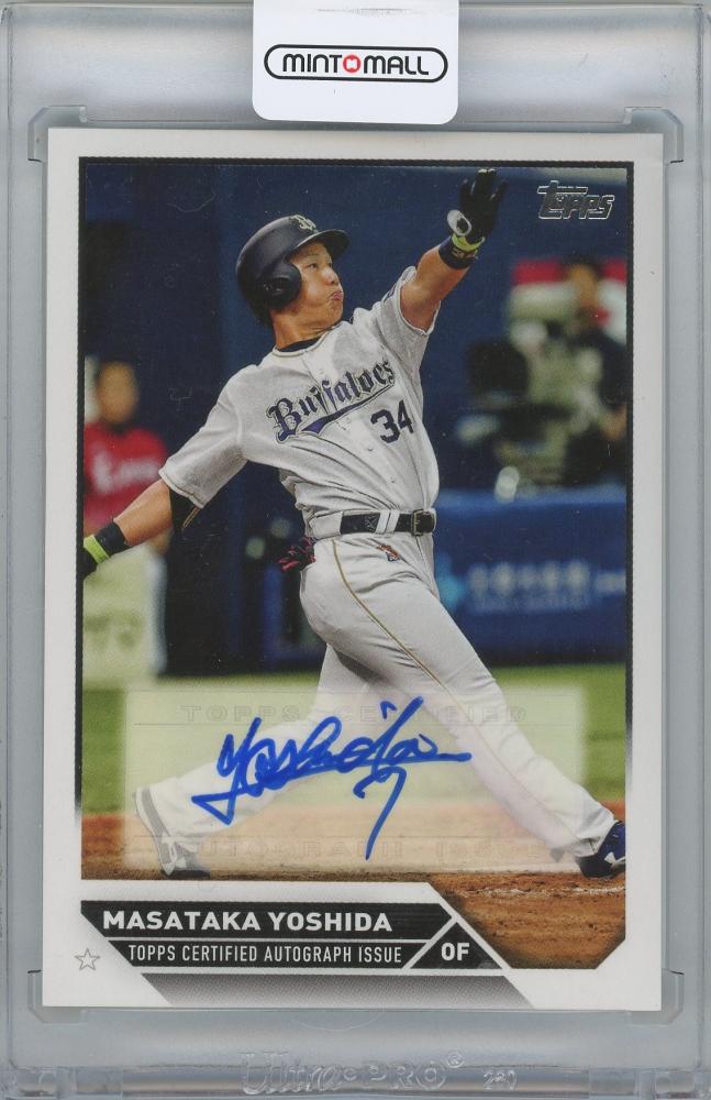 吉田正尚 直筆サインカード topps /9999枚限定