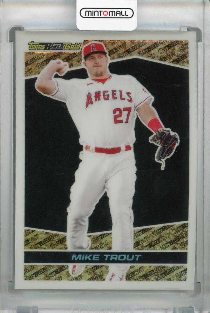 Mint Topps Chrome Update Series Los Angeles Angels Mike Trout Topps Black Gold