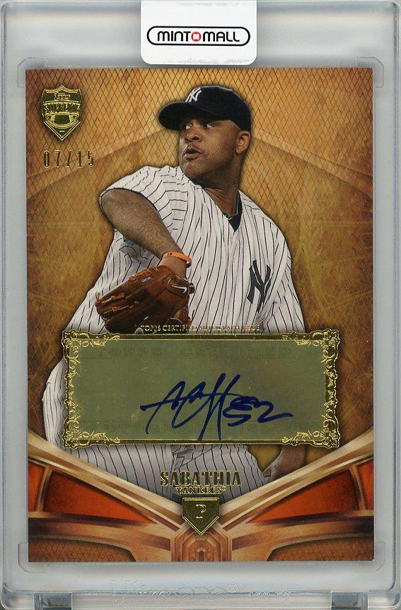 ミントモール / MINT 梅田店 / 【裏面下部若干白欠け】2013 TOPPS Supreme CC Sabathia Autograph ...