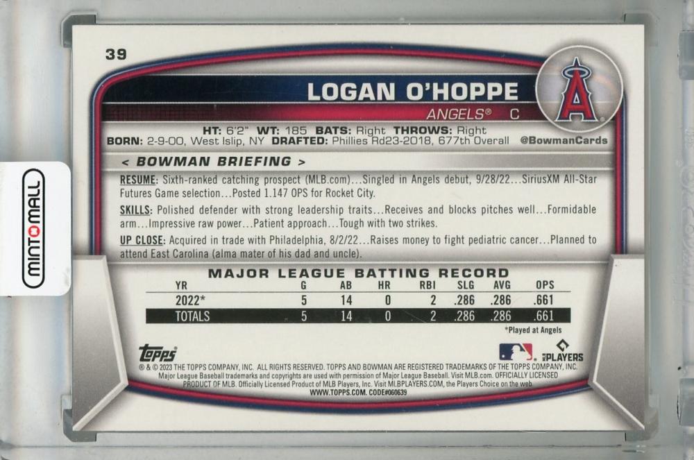 ミントモール / MINT 浦和店 / 2023 Topps Bowman Los Angeles Angels