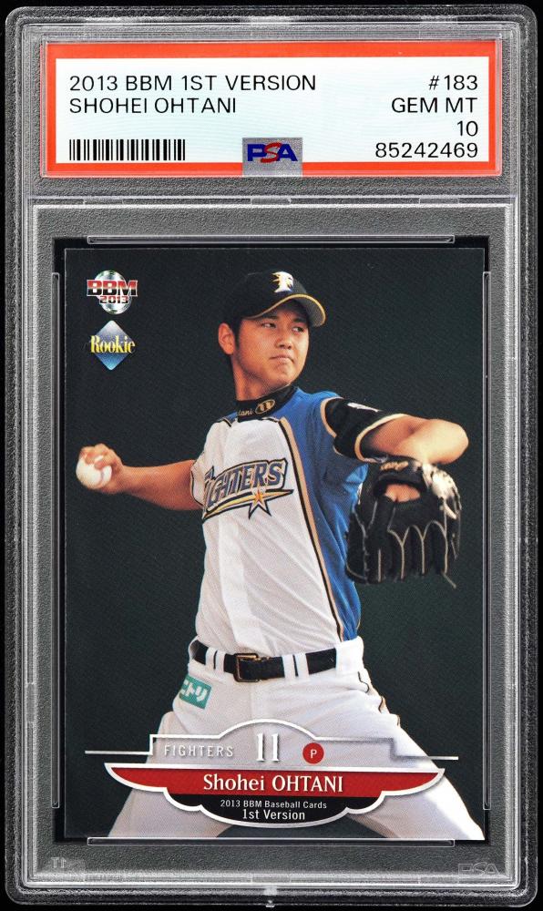 ミントモール / MINT VAULT店 (MSV委託品通販) / 2013 BBM 1st Version #183 大谷翔平 RC【PSA GEM  MT 10】 北海道日本ハムファイターズ