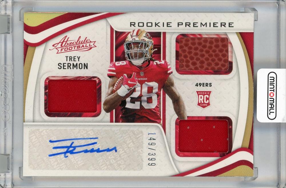 Trey Sermon 49ers 2021 Panini Mosaic NFL Debut Rookie #255 – DA PHOENIX  CARD SHOP