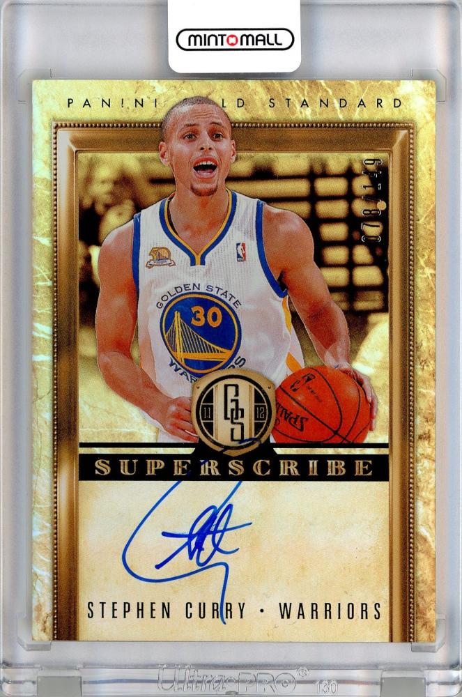 倉庫直送NBA バッシュ サイン 直書きAUTO STEPHEN CURRY GSW SSP 人気シリーズ プレーオフ活躍 Upper Deck