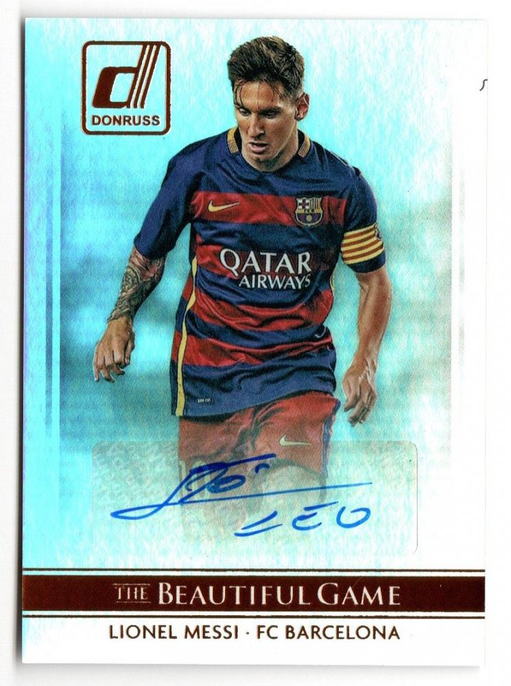 ミントモール Mint 広島店 15 Panini Donruss The Beautiful Game 直筆サインカード Lionel Messi