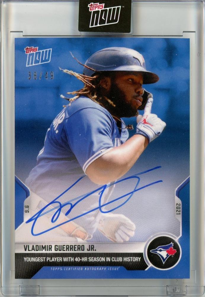 MLBカード VLADIMIR GUERRERO Jr autograph - その他