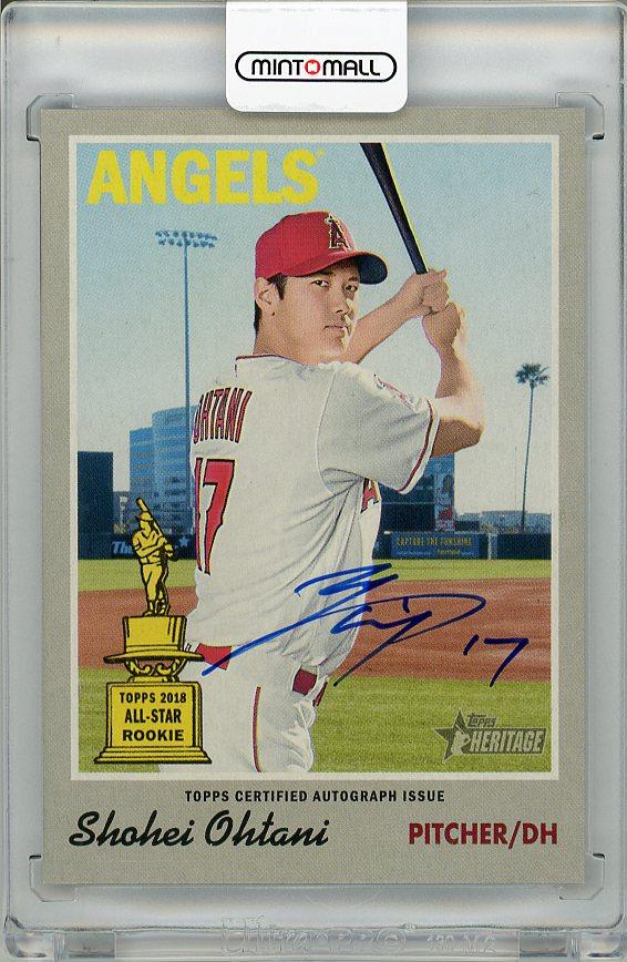 レア2019 Topps Heritage LIDSダイカット 大谷翔平 PSA - その他