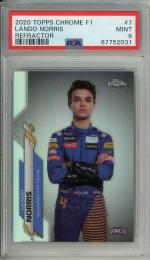 2020 topps chrome f1 角田　psa9 sapphire