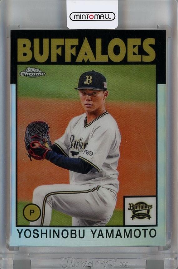 タレントグッズ2021 topps npb 山本由伸 chrome - スポーツ選手