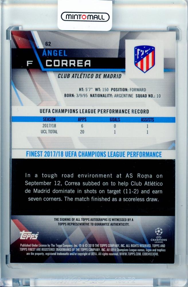 超安い】 2018-19 topps Finest ANGEL CORREA asakusa.sub.jp