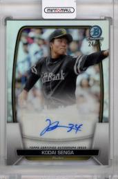 [/50] Topps Chrome NPB 2023 千賀滉大 直筆サインカード Autograph Gold Refractor BBM以外 福岡ソフトバンクホークス ニューヨークメッツ