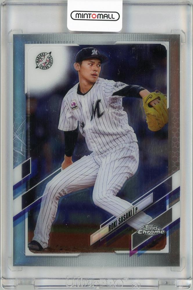 取引企業は交渉注視 2023 TOPPS CHROME 千葉ロッテ 佐々木朗希 カード