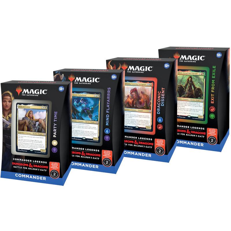 MTG バルダーズゲートの戦い 統率者デッキ 4種類 日版 - マジック：ザ 