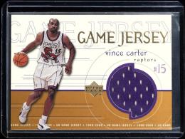 2000-2001 FLEER GAME-USED CORT NORTHERN FLIGHTS Vince Carter Tronto Raptors ヴィンス・カーター ゲームフロアカード NBAカード