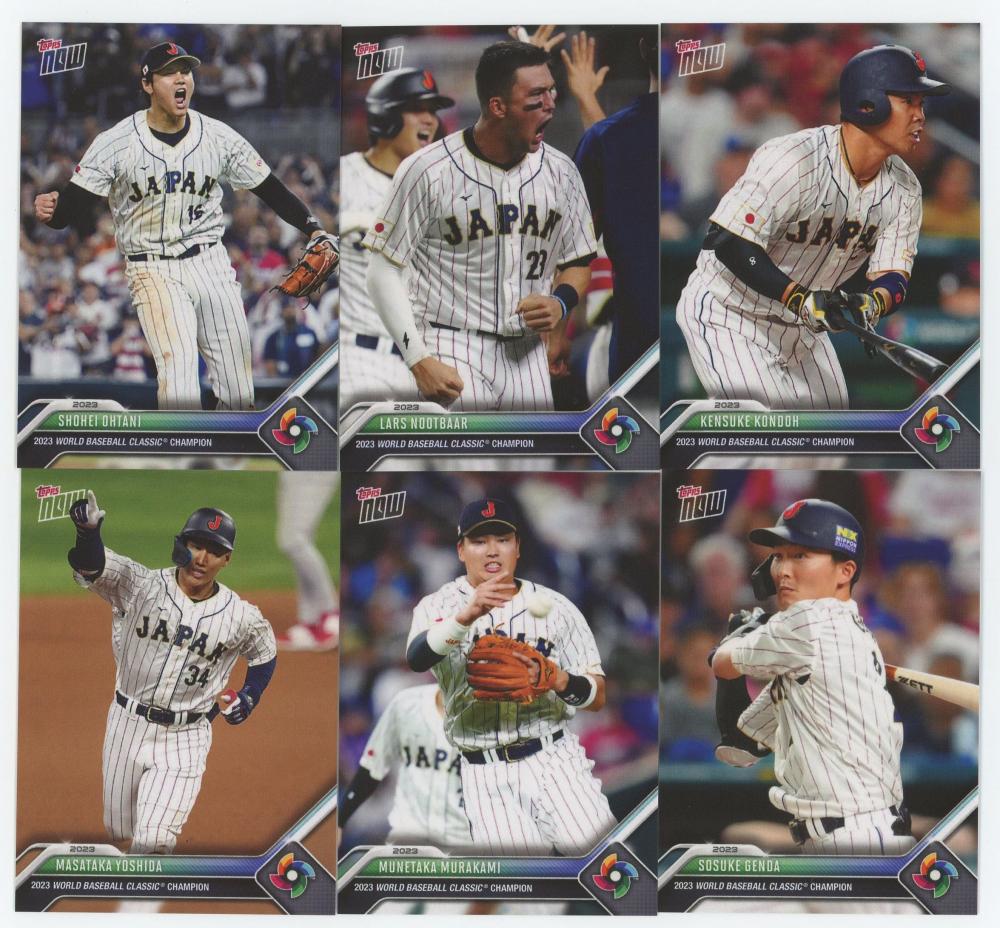 2023 WBC - MLB TOPPS NOW® - 12-Card Set - 通販 - nickhealey.co.uk