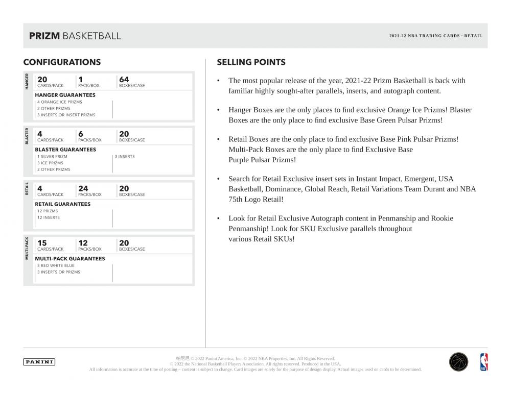 ミントモール / MINT-WEB店 (ボックス通販) / NBA 2021-22 PANINI ...