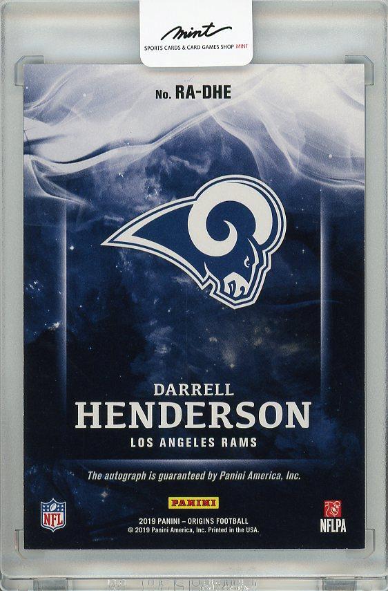 DARRELL HENDERSON AUTOGRAPHED SIGNED LOS ANGELES