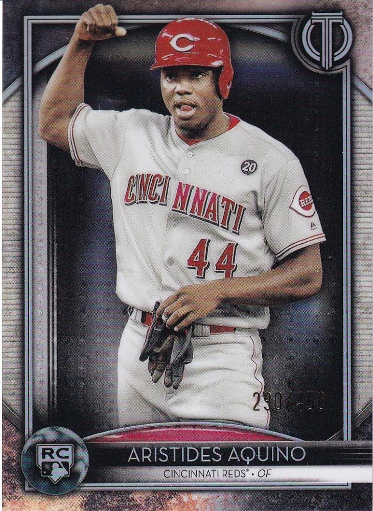 Aristides Aquino Reds 直筆サイン Bowman - その他