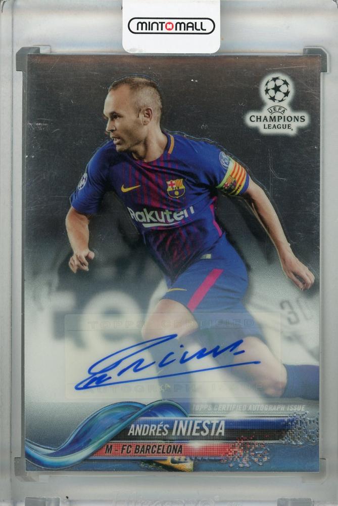 イニエスタ Topps UEFA Champions League Autograph-