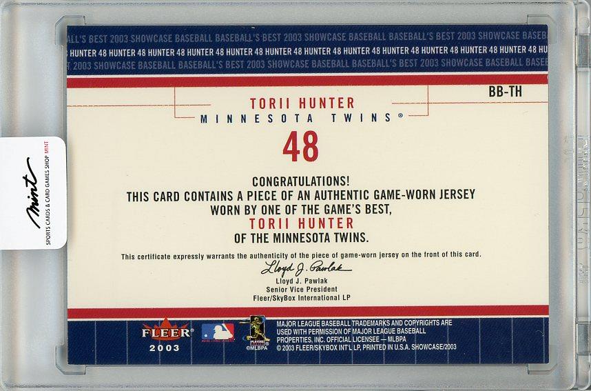 ミントモール / MINT 梅田店 / 2003 FLEER Showcase Torii Hunter Game