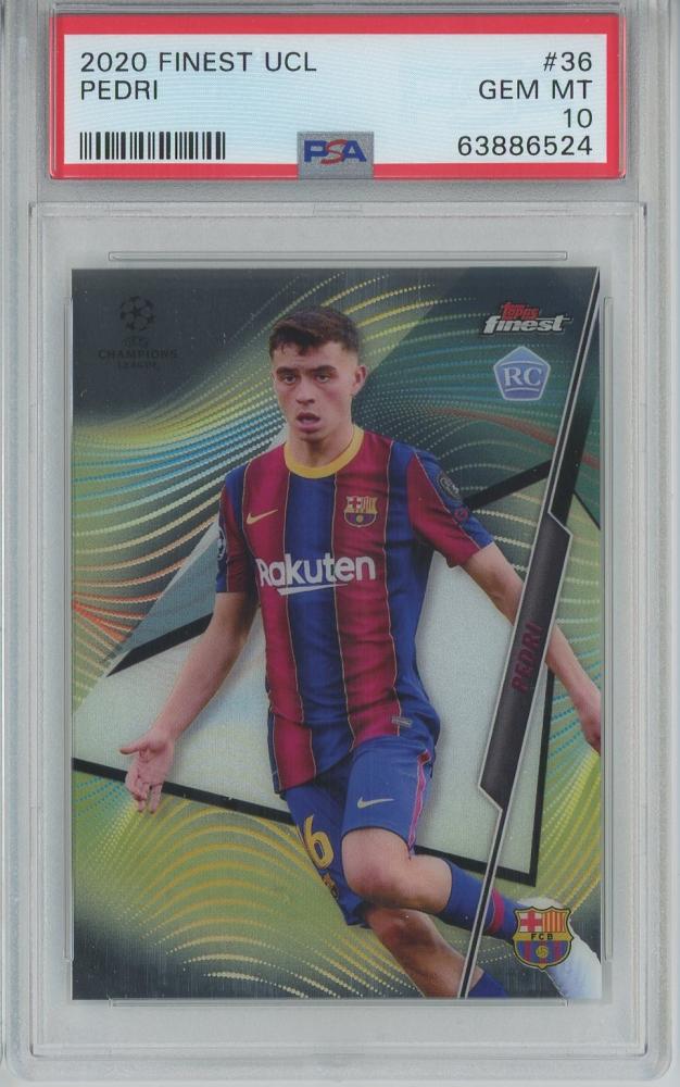 Topps Finest Pedri Base #36 【PSA10】 | www.ishela.com.br