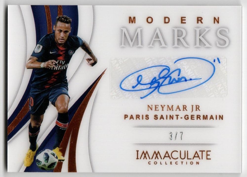 PSGPanini immaculate Neymar ネイマール サイン カード - spacioideal.com