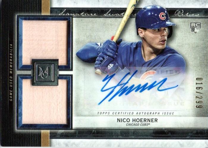 Nico Hoerner Chicago Cubs Autographed Signed 2020 Topps Museum