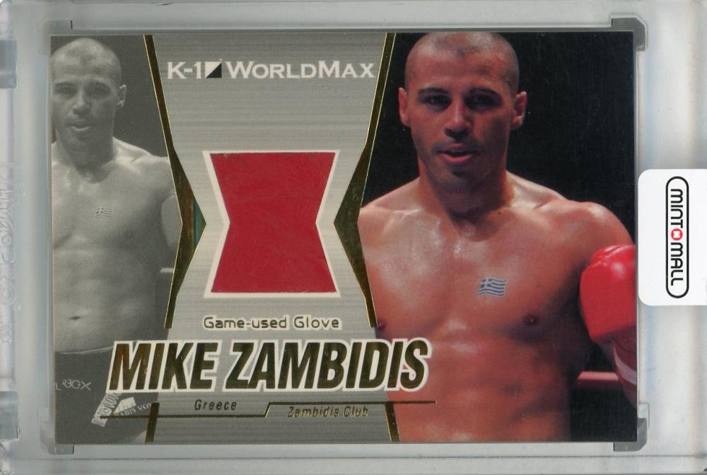 マイク・ザンビィデス　MIKE ZAMBIDIS グローブカード　k-1 WORLD MAX