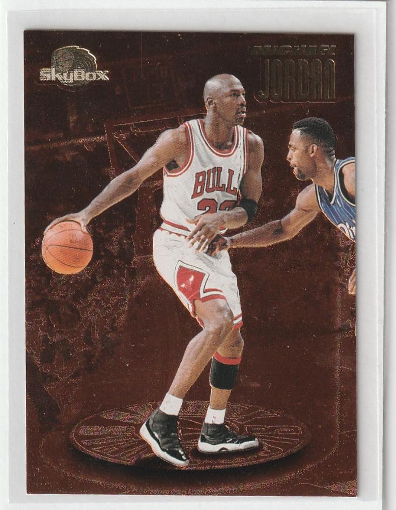 【超お得】Michael Jordan ＜ 1995-96 Skybox Premium Larger Than Life ＞ Fleer、Sky Box