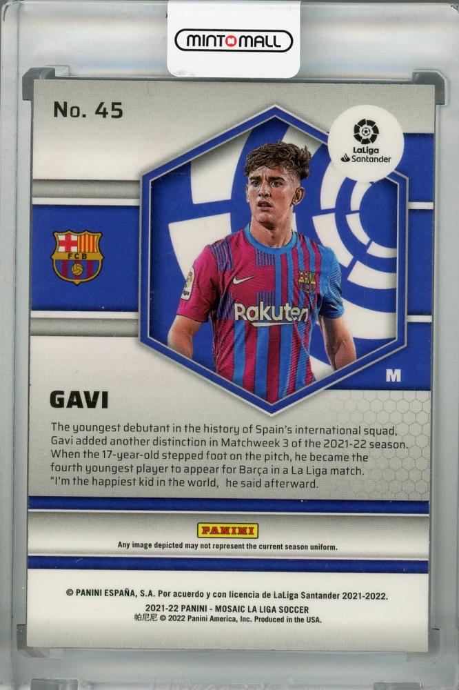 21/49 ガビ PANINI IMMACULATE COLLECTION SOCCER SPAIN GAVI スペイン 