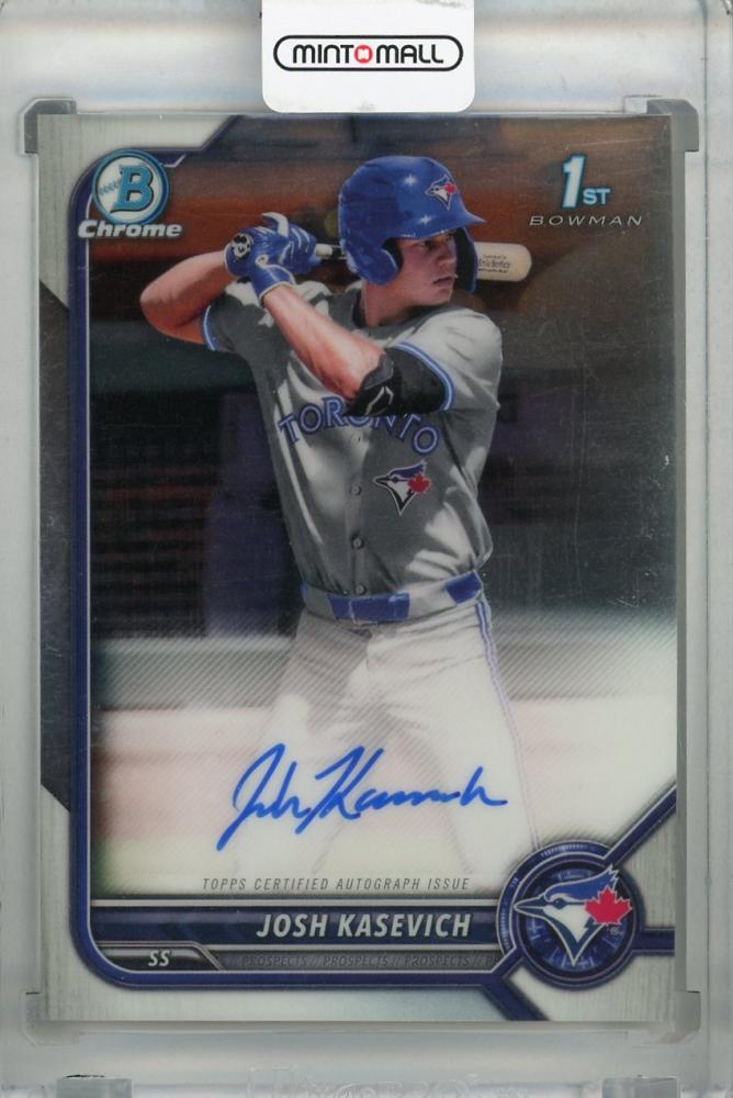 Mint Topps Bowman Draft Toronto Blue Jays Josh Kasevich Chrome Draft Pick