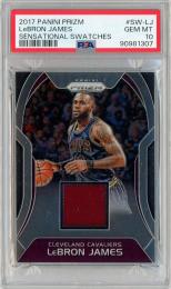 2017-18 PANINI Prizm LeBron James Sensational Swatches #SW-LJ【PSA10】《Gem-MINT》 Cleveland Cavaliers