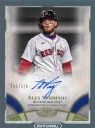 Mint Topps Tier One Baseball Boston Red Sox Alex Verdugo Break Out