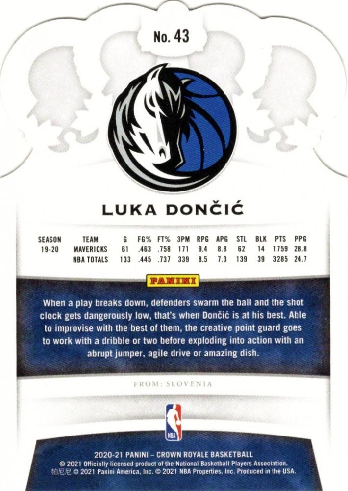 ミントモール / MINT 千葉店 / 2020-21 Panini Crown Royale Luka