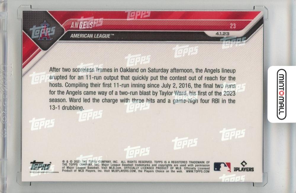 ミントモール / MINT 新宿店 / 2023 TOPPS NOW #23 Los Angeles Angels