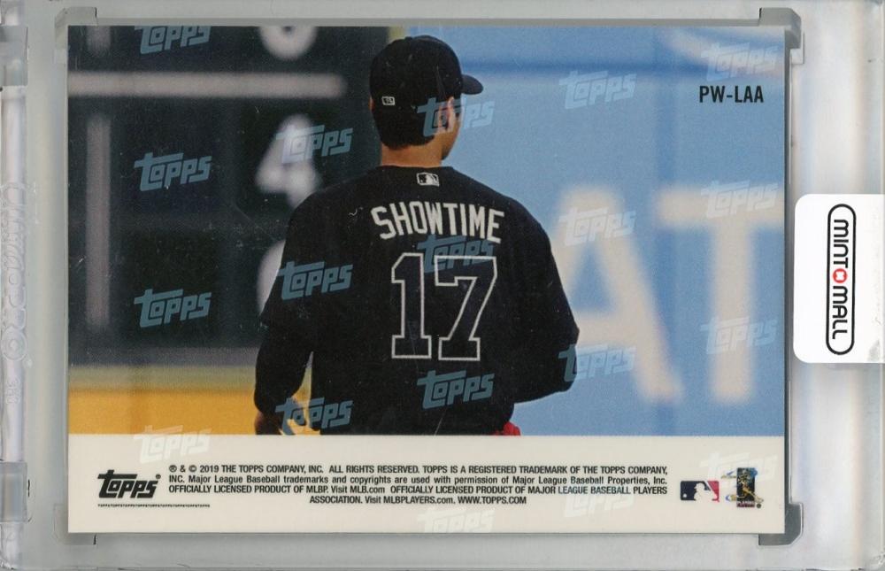 Men's Los Angeles Angels Shohei Ohtani Showtime Majestic Black 2019  Players' Weekend Name & Number T