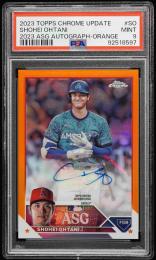 ミントモール / MINT VAULT店 (MSV委託品通販) / 2023 Topps Chrome Update #ASGASO Shohei  Ohtani 23 All Star Game Autographs Orange Refractors【12/25】【PSA MINT 9】 Los  Angeles Angels