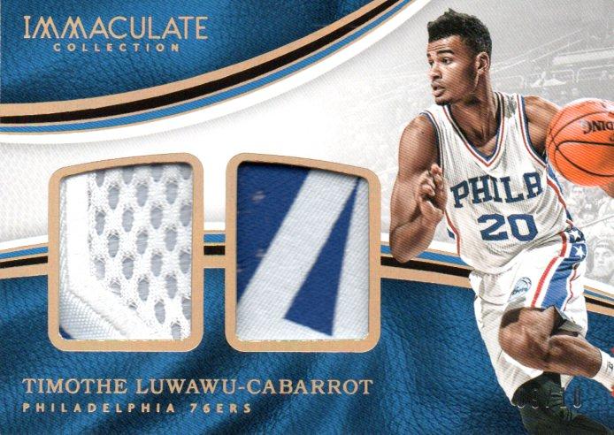 ミントモール Mint 梅田店 16 17 Panini Immaculate Luwawu Cabarrot Dual Materials 09 10