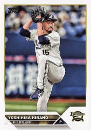 2023 TOPPS NPBプロ野球 #4 平野佳寿(オリックス) レギュラーカード