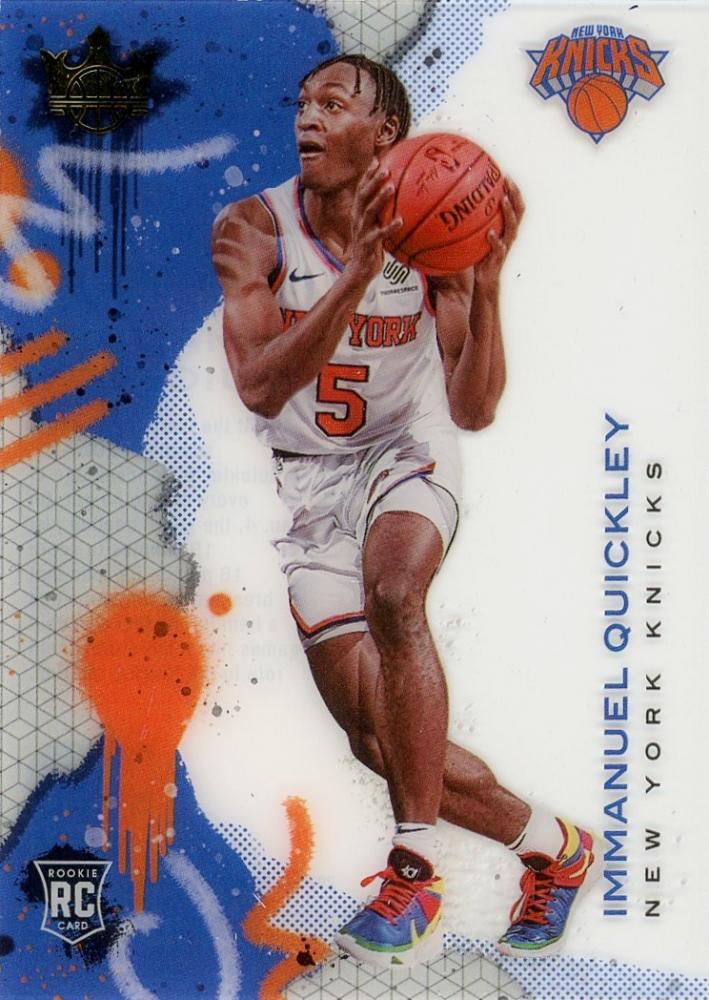 安全保証付き ルーキーカード IMMANUEL QUICKLEY RC - NY KNICKS www